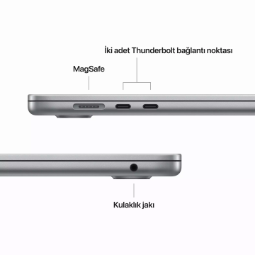 Apple MacBook Air M2 8 GB 512 GB SSD 15.3'' MQKQ3TU/A Uzay Grisi