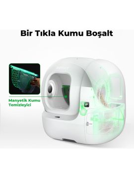 Petkit Purobot Max Pro Akıllı Kedi Tuvaleti (Resmi Distribütör Garantili)