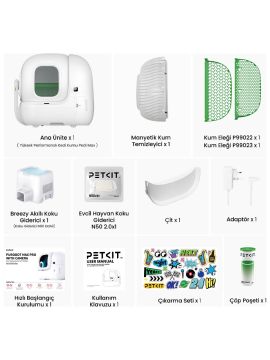 Petkit Purobot Max Pro Akıllı Kedi Tuvaleti (Resmi Distribütör Garantili)
