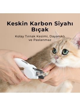 Petkit Pro Ledli Kedi Tırnak Makası (Resmi Distribütör Garantili)