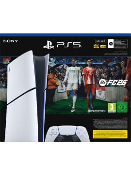 Sony PS5 Slim Digital + FC 26 Bundle Oyun Konsolu (Bilkom - Resmi Distribütör Garantili)