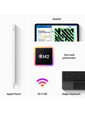 Apple iPad Pro 6. Nesil Wi-Fi 512 GB 12.9'' MNXV3TU/A Gümüş Tablet