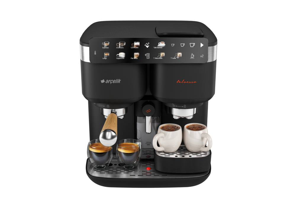 Arçelik TEM 9690 Telvesso Türk Kahve ve Yarı Otomatik Espresso Makinesi