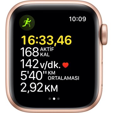 Apple Watch SE GPS 40mm Altın Rengi Alüminyum Kasa ve Spor Kordon Akıllı Saat