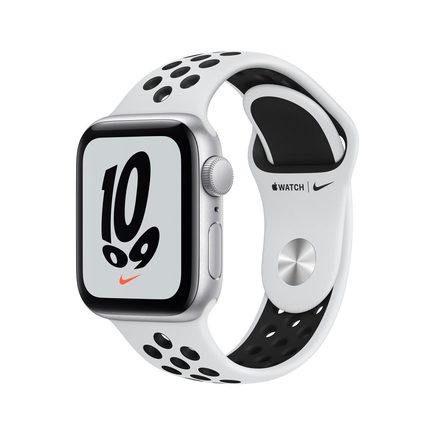 Apple Watch SE Nike GPS 40mm Gümüş Rengi Alüminyum Kasa ve Nike Spor Kordon Akıllı Saat