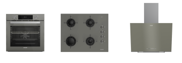 Arçelik Gri Avantaj ( AFC 330 G - OCD T 651 EG - ADE 604-1 G ) Ankastre Set